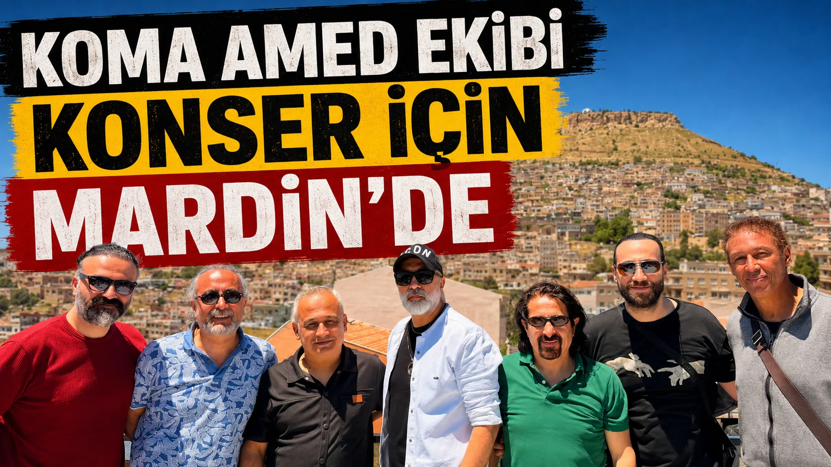 Koma Amed Ekibi konser için Mardin’de