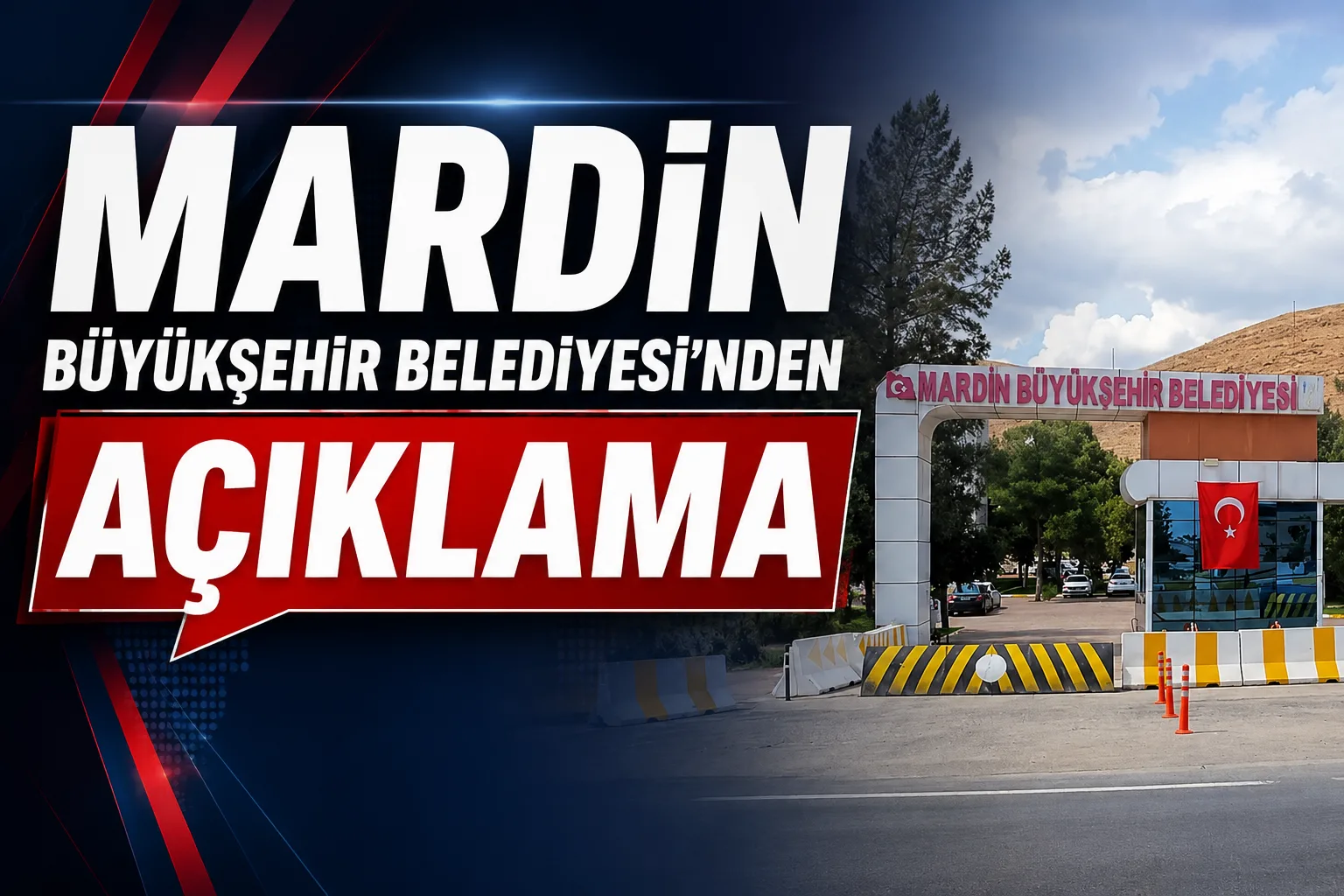 Mardin Büyükşehir Belediyesi'nden AÇIKLAMA