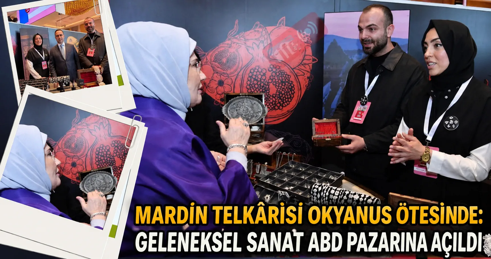 Mardin Telkârisi Okyanus Ötesinde: Geleneksel Sanat ABD Pazarına Açıldı