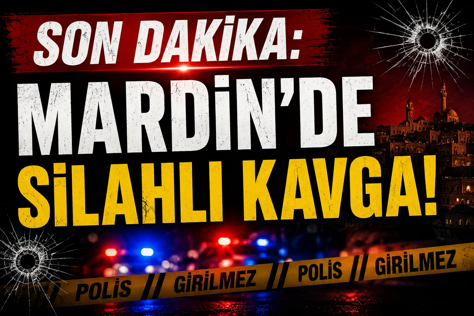 Son Dakika:Mardin'de Silahlı Kavga!