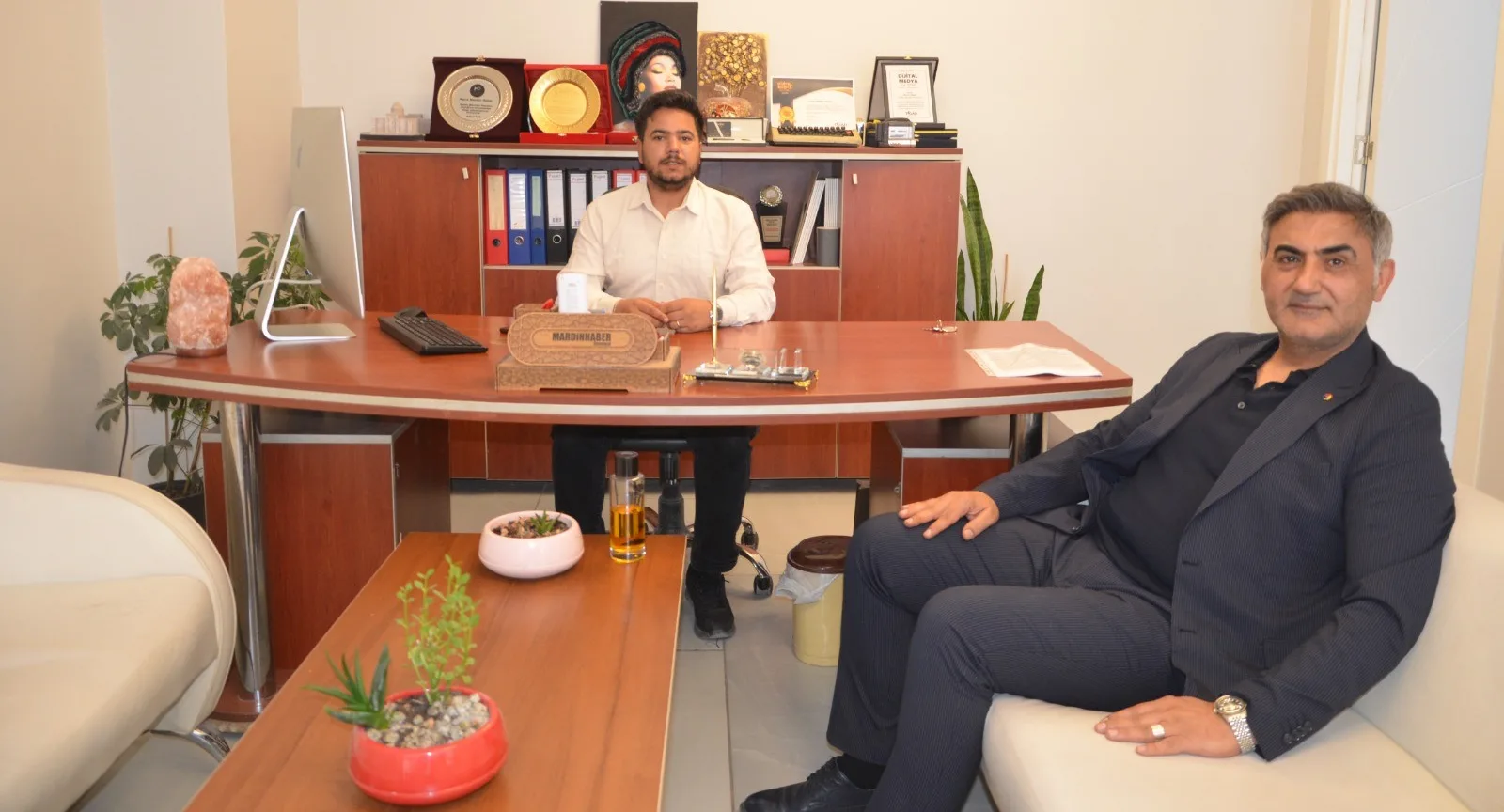 MTSO Başkanı Hatip Çelik'ten Mardin Haber Gazetesi'ne 24 Temmuz Ziyareti